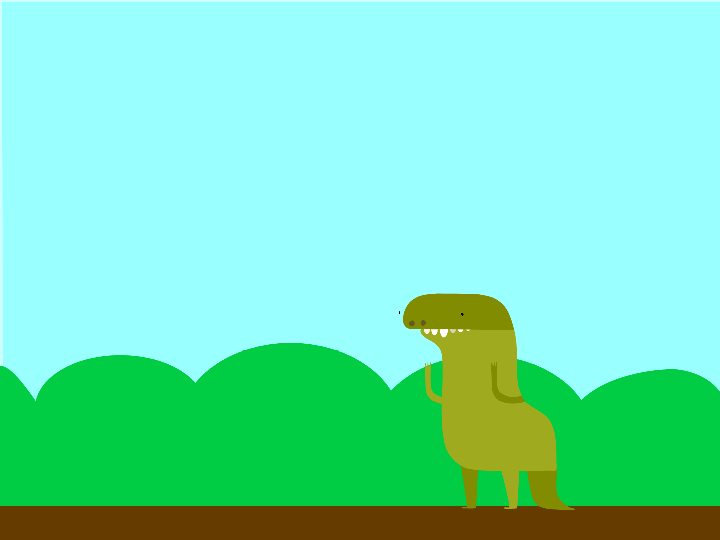 恐龙生气了